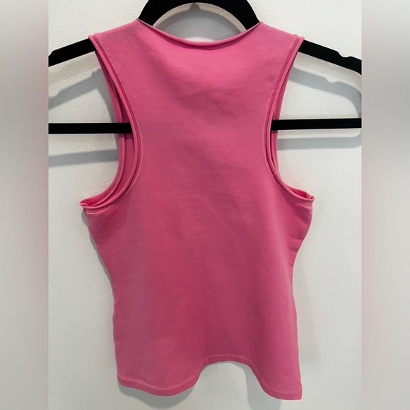 Skims Outdoor Mock Neck Tank Bubble Gum - Picture 4 of 4